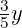 \frac{3}{5}y